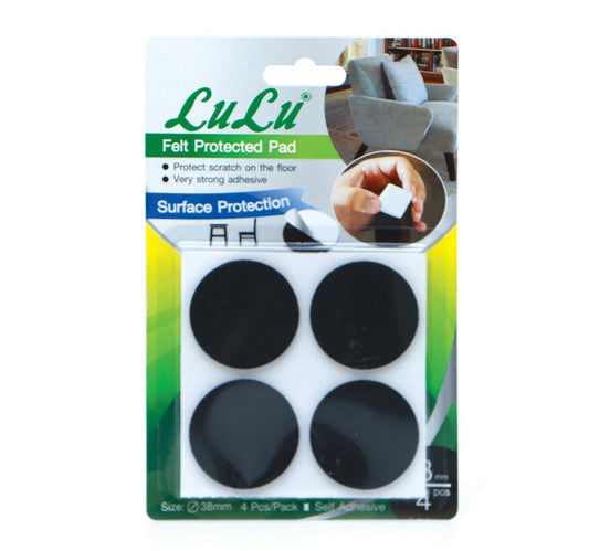 LuLu Felt Protected Pad 38mm AF12 4's Black Color