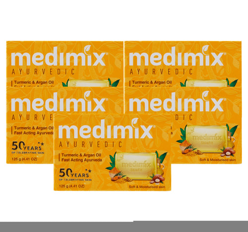 Medimix Turmeric & Argan Oil Soap 5 x 125 g
