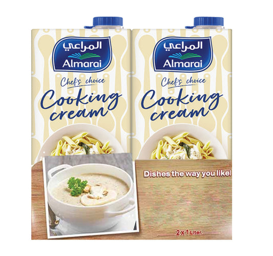 Almarai Cooking Cream 2 x 1 Litre