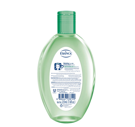 Eskinol Refreshing Facial Deep Cleanser with Pure Cucumber Extracts 225 ml