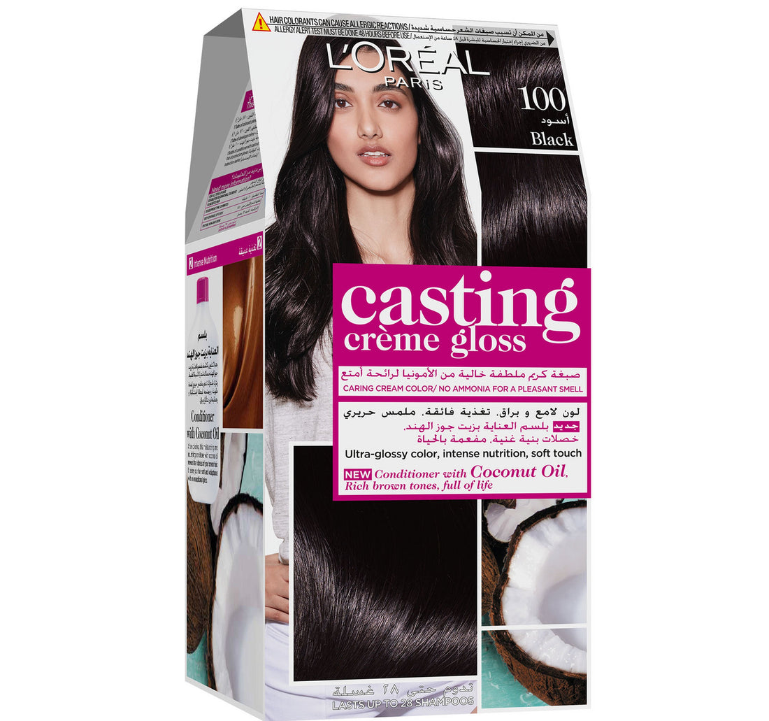 L'Oreal Paris Casting Creme 100 Gloss Black 1 pkt