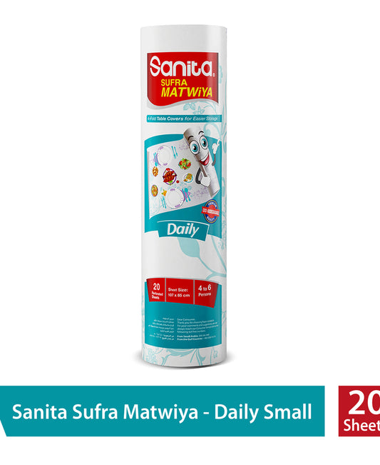 Sanita Table Covers Sufra Matwiya Daily Size 107 x 85cm 20pcs