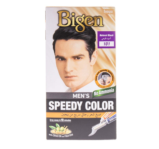 Bigen Men's Speedy Color Natural Black 101 1 pkt