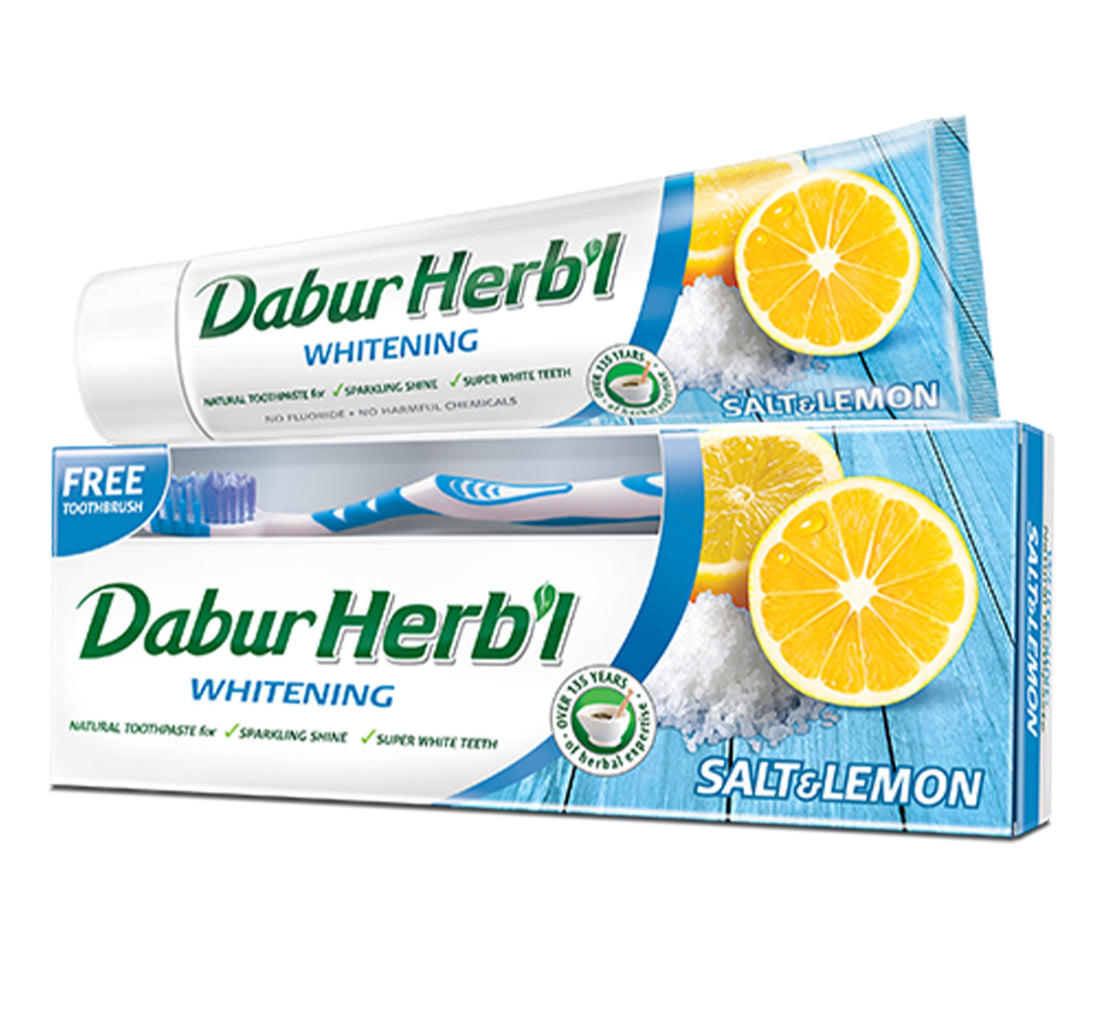 Dabur Herbal Whitening Natural with Salt and Lemon 150 g