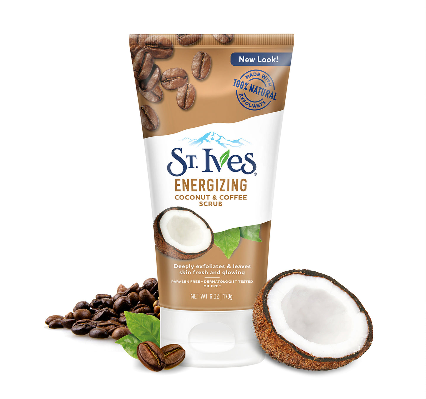 St. Ives Coconut & Coffee Energising Face Scrub 170 g