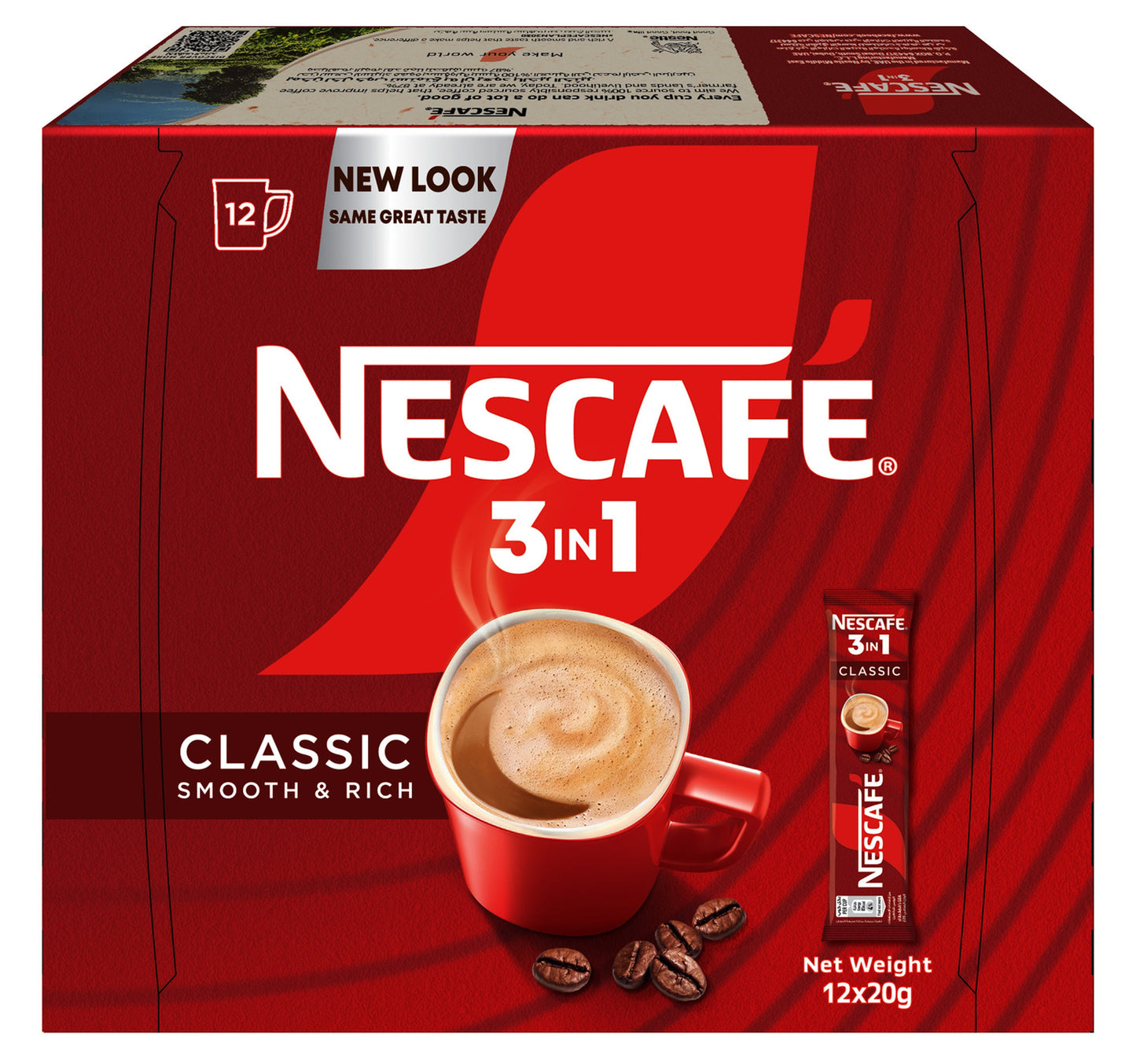 Nescafe Classic 3in1 Coffee Mix 12 x 20 g