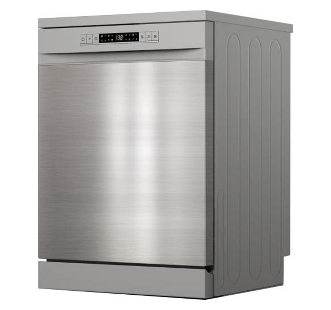 Hisense Free Standing Dishwasher, 8 Programs, 13 Place Settings, 60 cm, Grey, HS622E90X