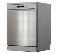 Hisense Free Standing Dishwasher, 8 Programs, 13 Place Settings, 60 cm, Grey, HS622E90X