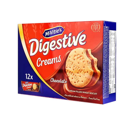 McVitie's Digestive Creams Chocolate Filled Wheat Biscuit 12 x 40 g