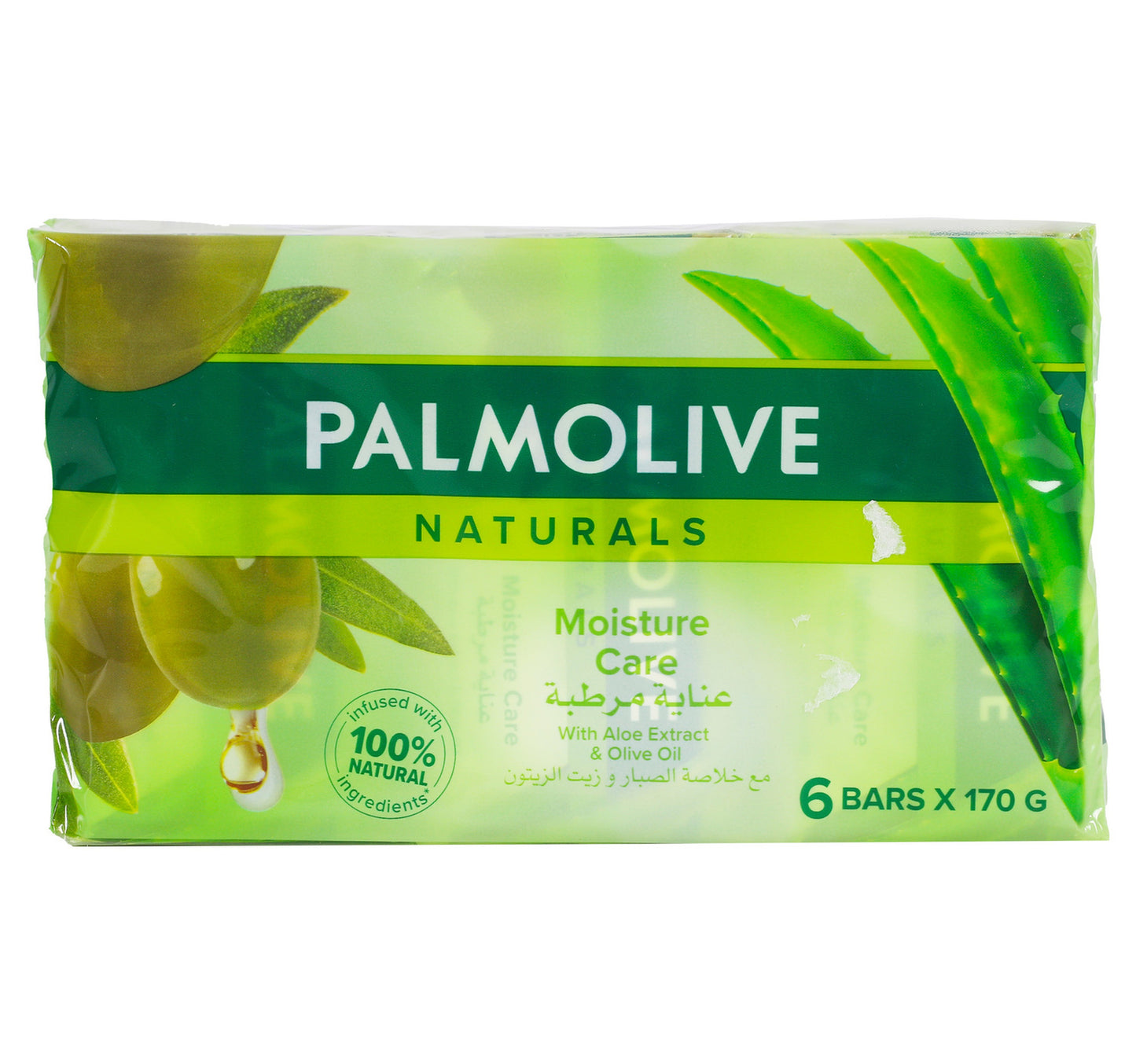 صابون بالموليف ناتشورالز بخلاصة الصبار والزيتون 170 جم 4 + 2