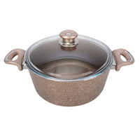 Chefline Granite Coating Aluminum Dutch Oven, 22 cm, C26G