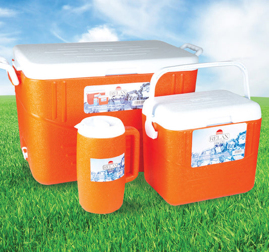 Relax Cooler Box Set 46Ltr + 10Ltr + Jug1.5Ltr RLX1001-14