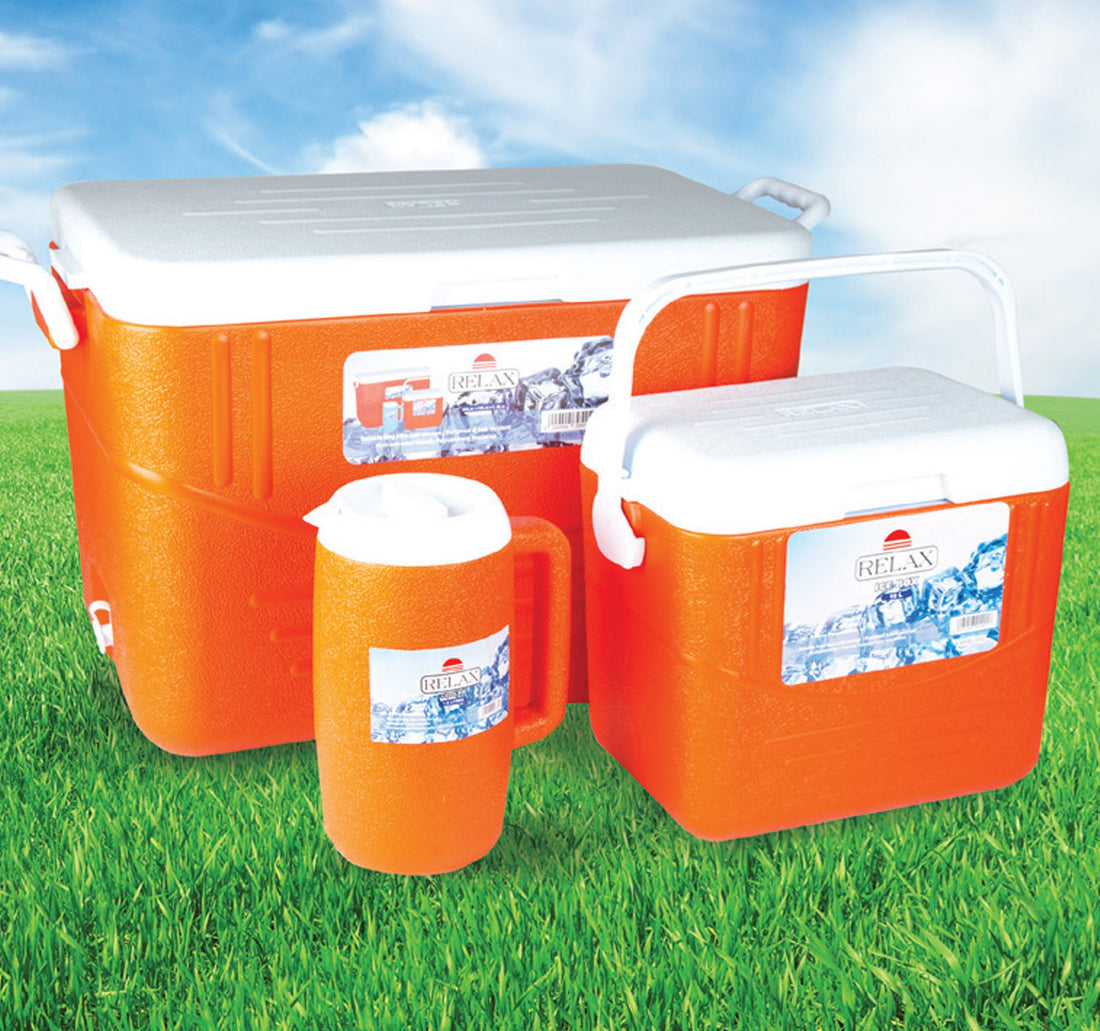 Relax Cooler Box Set 46Ltr + 10Ltr + Jug1.5Ltr RLX1001-14