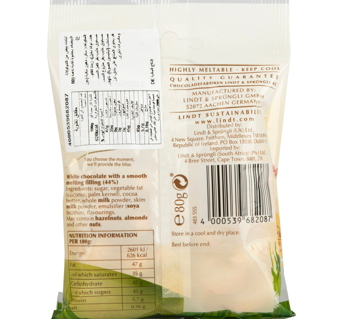 Lindt Lindor White Chocolate Mini Eggs 80 g