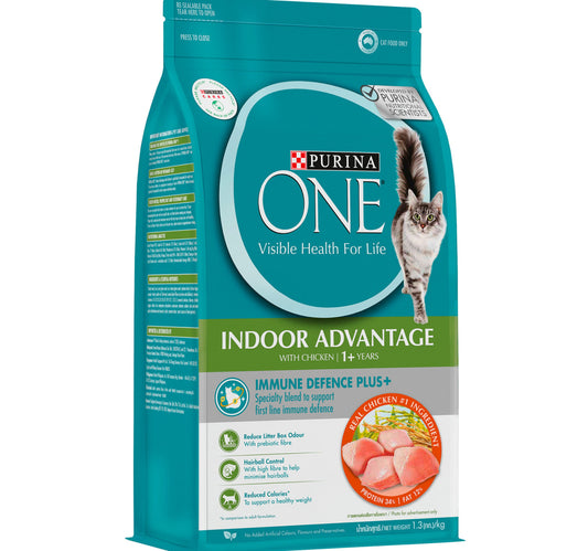 Purina One Indoor Advantage Catfood With Chicken Flavor For 1+ Years 1.2 kg