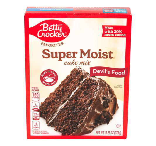 Betty Crocker Super Moist Devil's Food Cake Mix 375 g