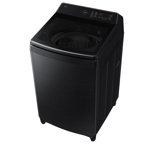 Samsung Bespoke Top Load Washer, 16 Kg, 700 RPM, Black Caviar, WA80F16B9BGK