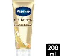 Vaseline Essential Even Tone Gluta-Hya Flawless Glow Serum Burst UV Lotion 200 ml