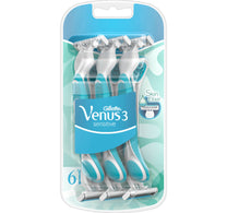 Gillette Venus Simply 3 Sensitive Women's Disposable Razors 6 pcs