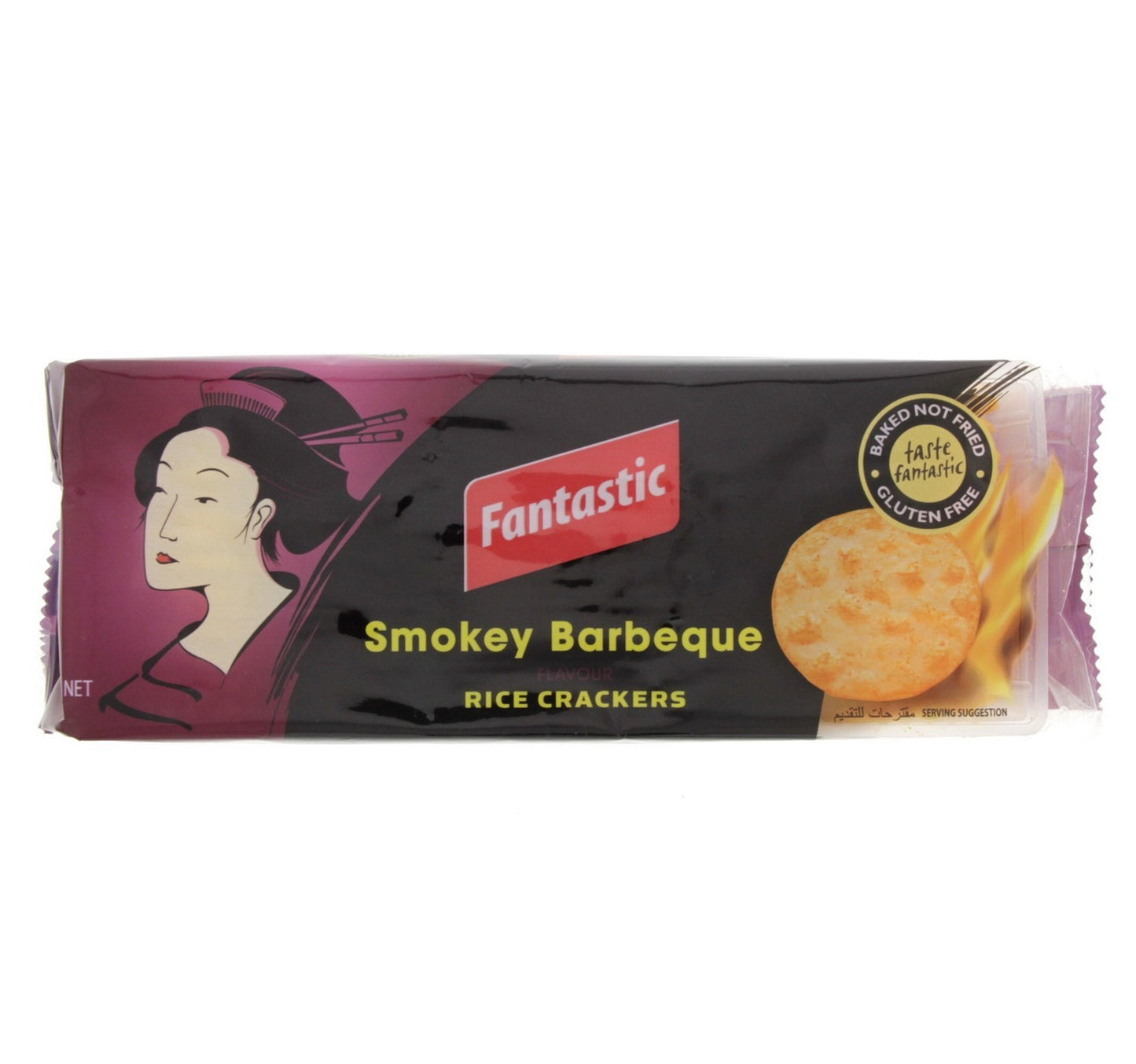 رقائق أرز رائعة بنكهة الشواء المدخن 100 غرام