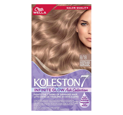 Koleston Infinite Glow Glowing 8/18 Light Pearl Blonde Hair Cream Color 1 pkt