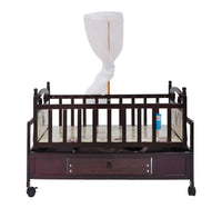 First Step Baby Wooden Cradle, Brown A25, 5370B1