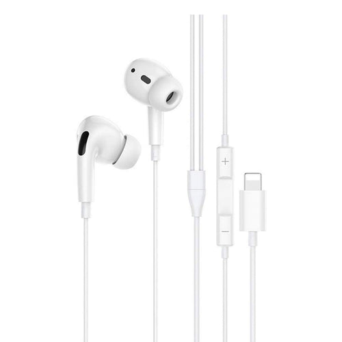 Iends Stereo Wired Earphones with Lightning Connector IE-HS352, White Lulu Hypermarket
