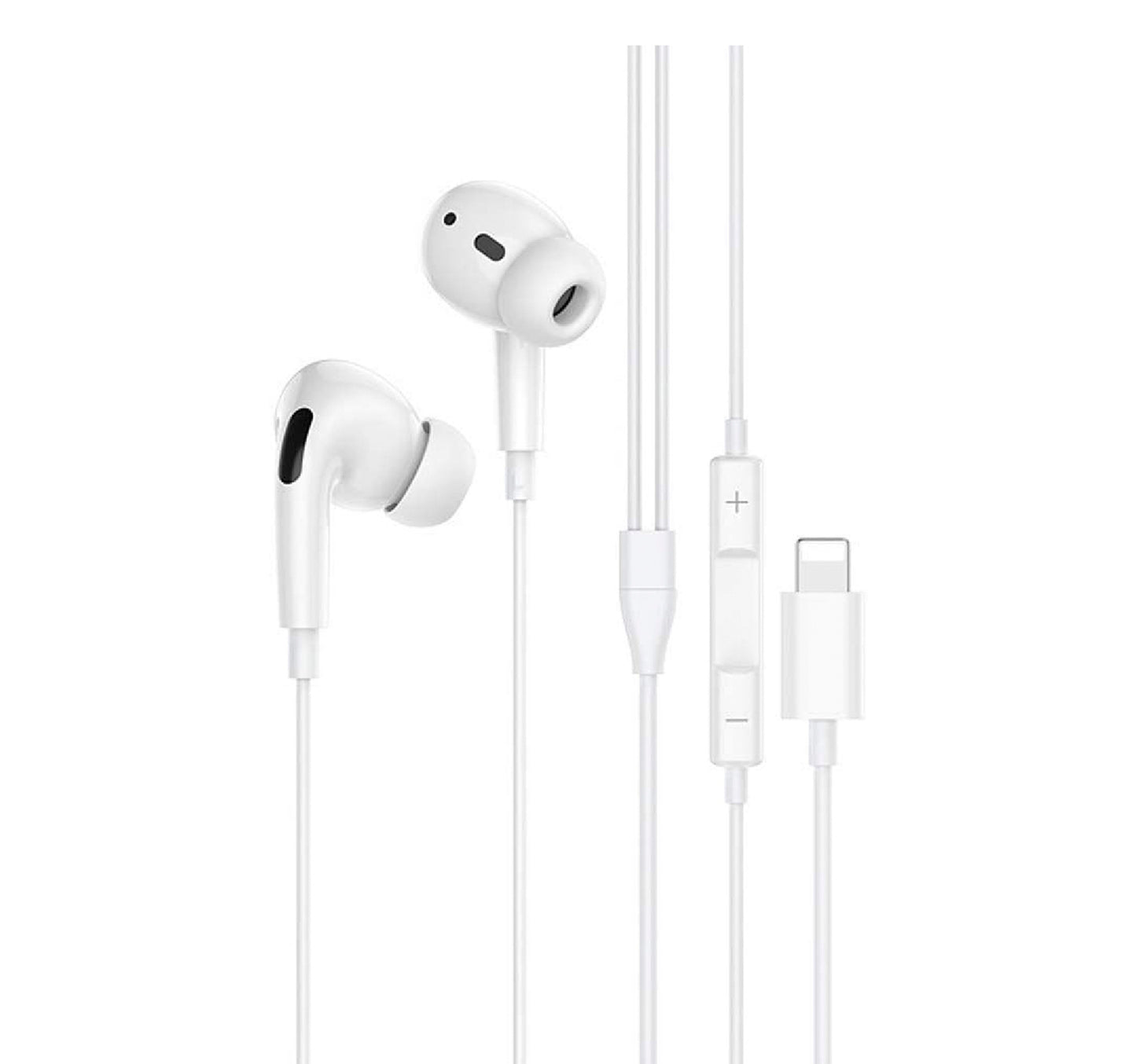 Iends Stereo Wired Earphones with Lightning Connector IE-HS352, White