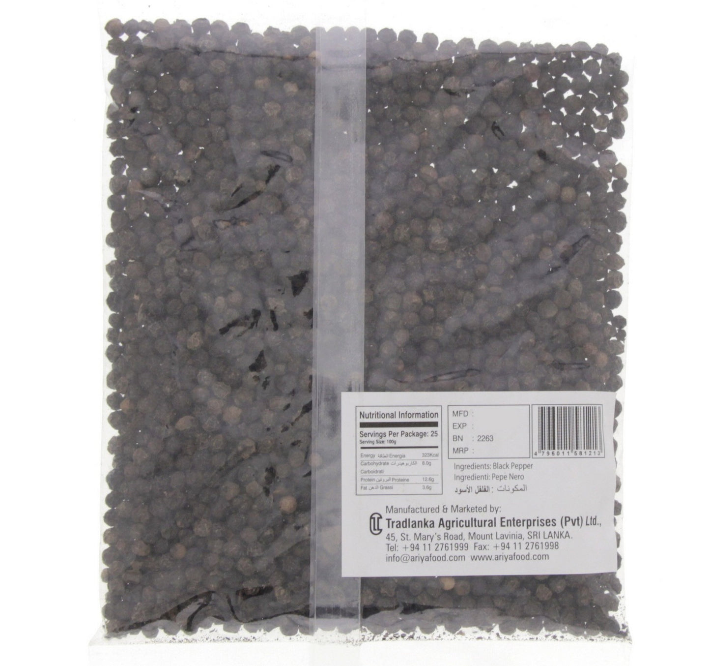 Ariya Black Pepper 100 g