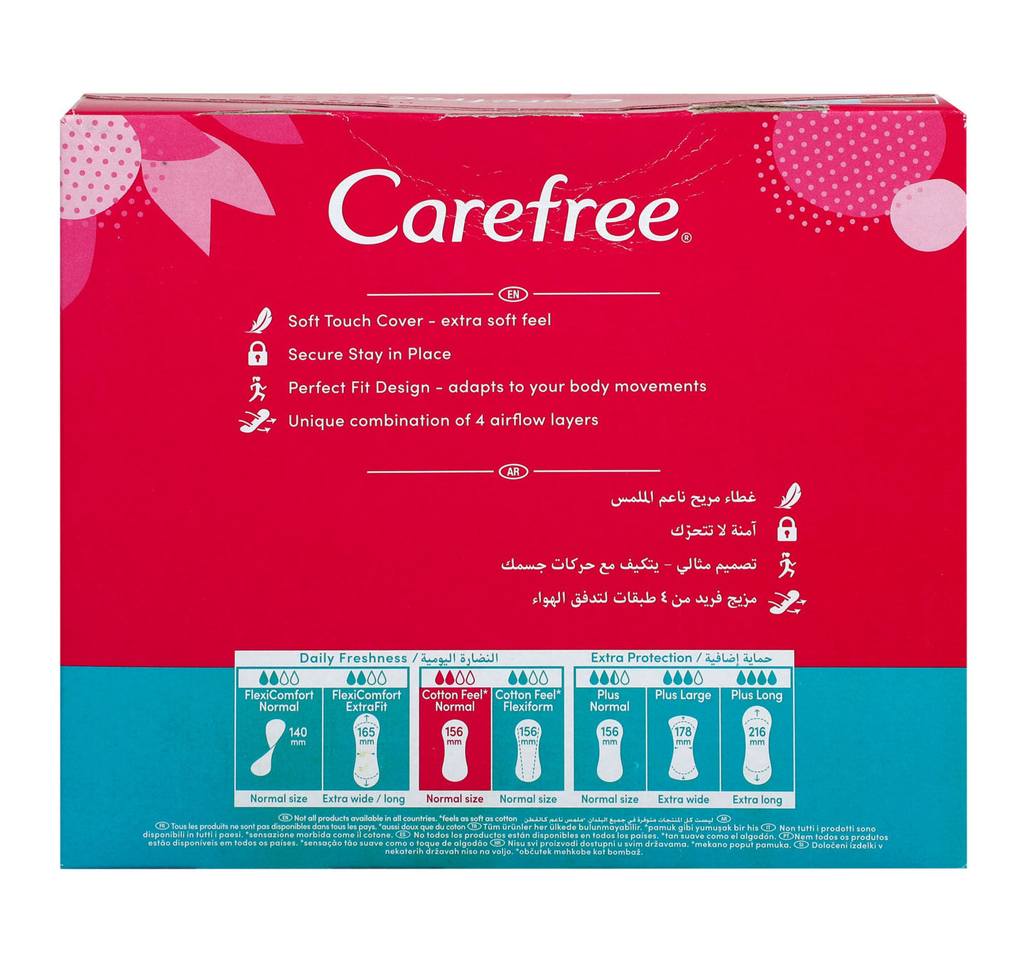Carefree Cotton Feel With Fresh Scent Pantyliner 100pcs