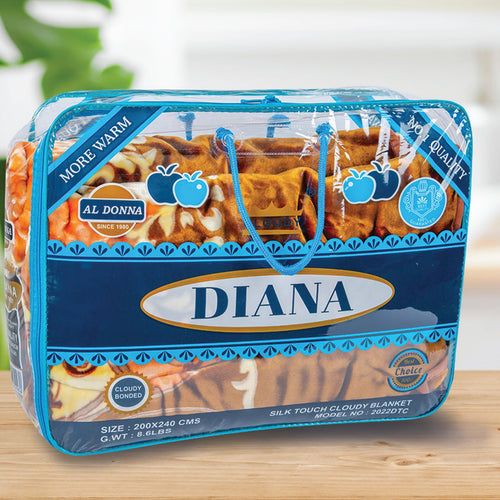 Diana Cloudy Blanket 200x240cm 4kg Assorted