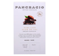 Pancracio Nibs with Fleur de Sel Dark Chocolate 100 g