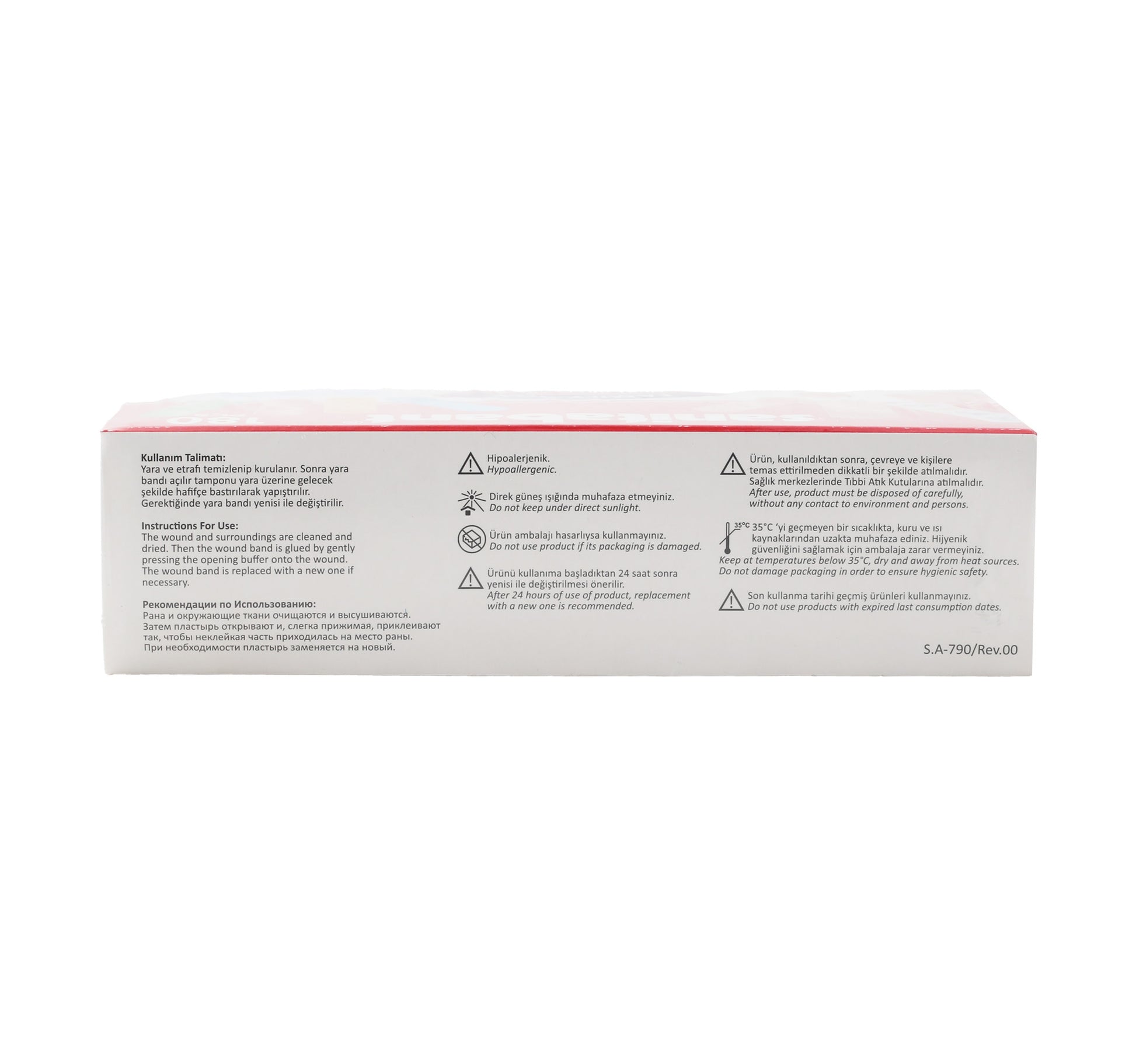 Sanitabant First Aid Plaster Family Box 180 pcs