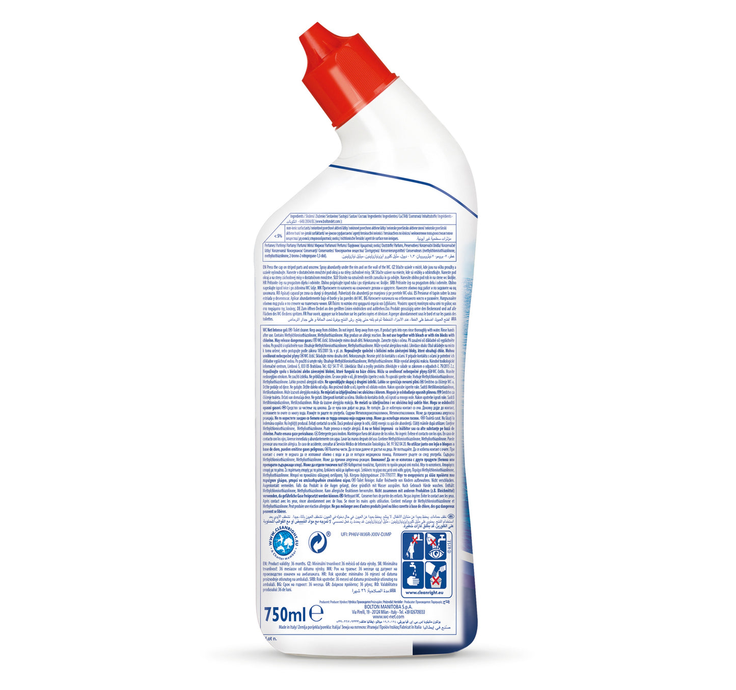 Wc Mountain Intense Gel Ocean Fresh 750 ml