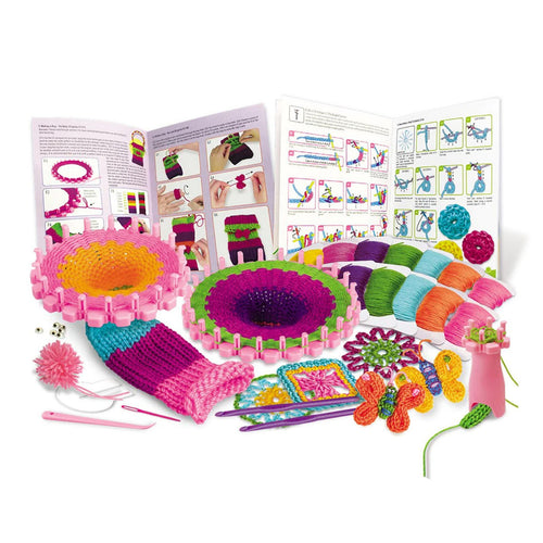 4M Steam Powered Kids - Knitting & Crochet Kit, 00-05539