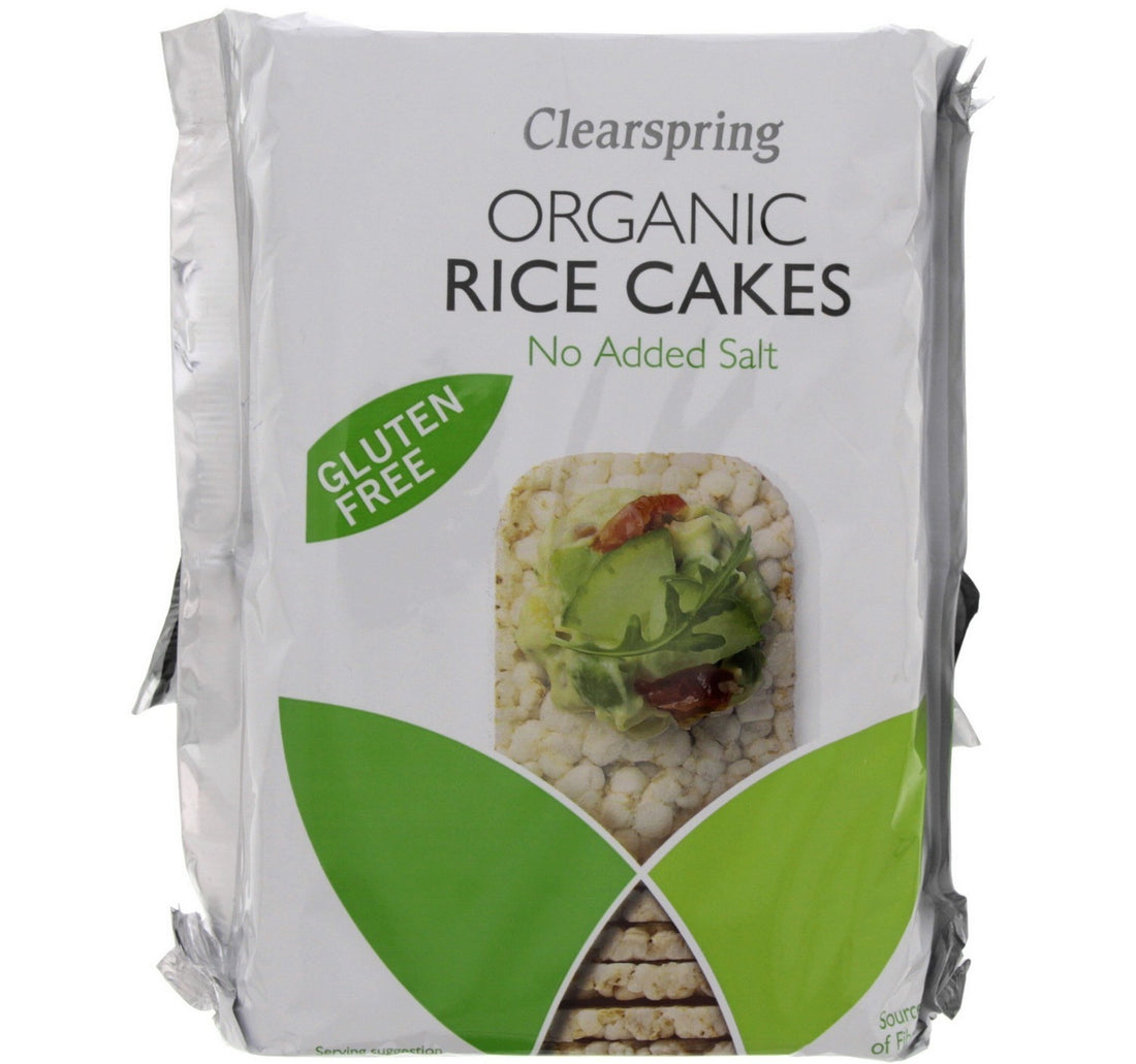 Clearspring Organic Rice Cakes No Added Salt 130 g