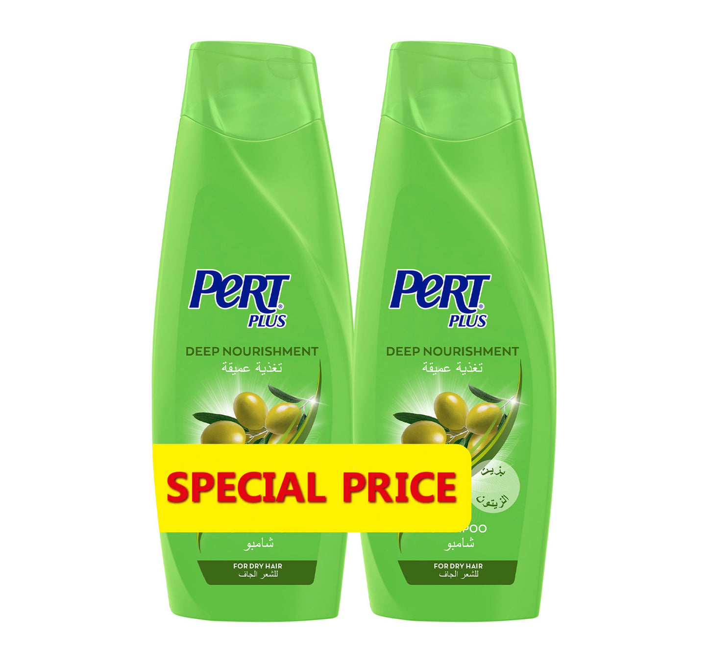 Pert Plus Deep Nourishment Shampoo with Olive Oil Value Pack 2 x 400 ml
