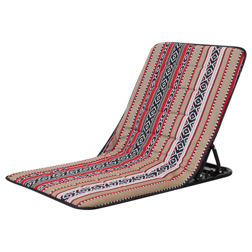 Maple Leaf Home Floor Chair, Fabric, Khaki