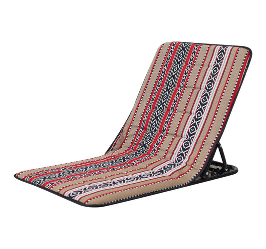 Maple Leaf Home Floor Chair, Fabric, Khaki