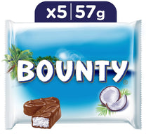 ألواح شوكولاتة باونتي بالحليب ٥٧ غرام × ٥ قطع