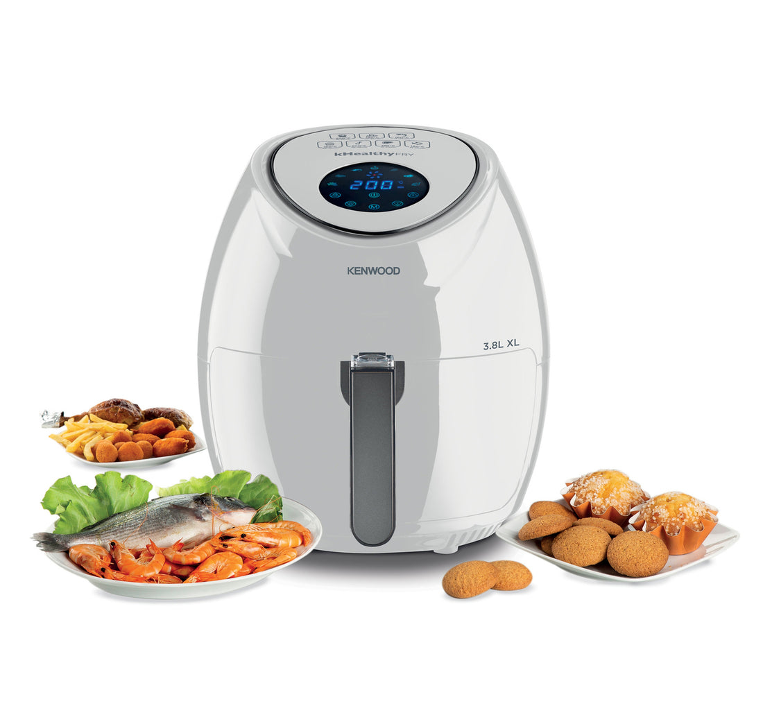 Kenwood Airfryer Large 3.8LTR/1.74kg Capacity- White - HFP30.000WH