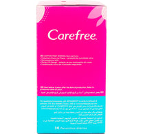 Carefree Cotton Feel Perfume Free Breathable Pantyliners 30pcs