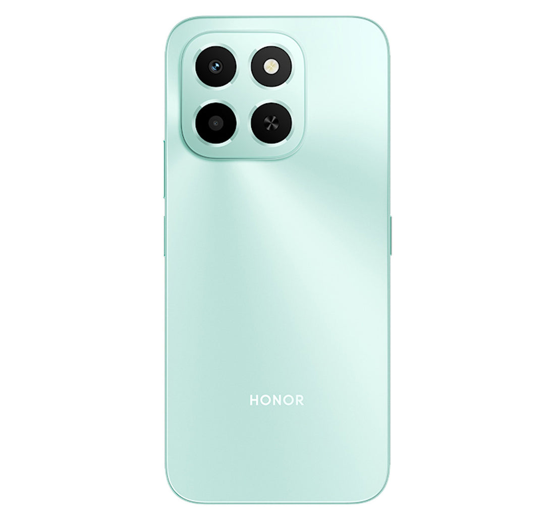 Honor X6c 4G Smartphone, 6 GB RAM, 128 GB Storage, Ocean Cyan
