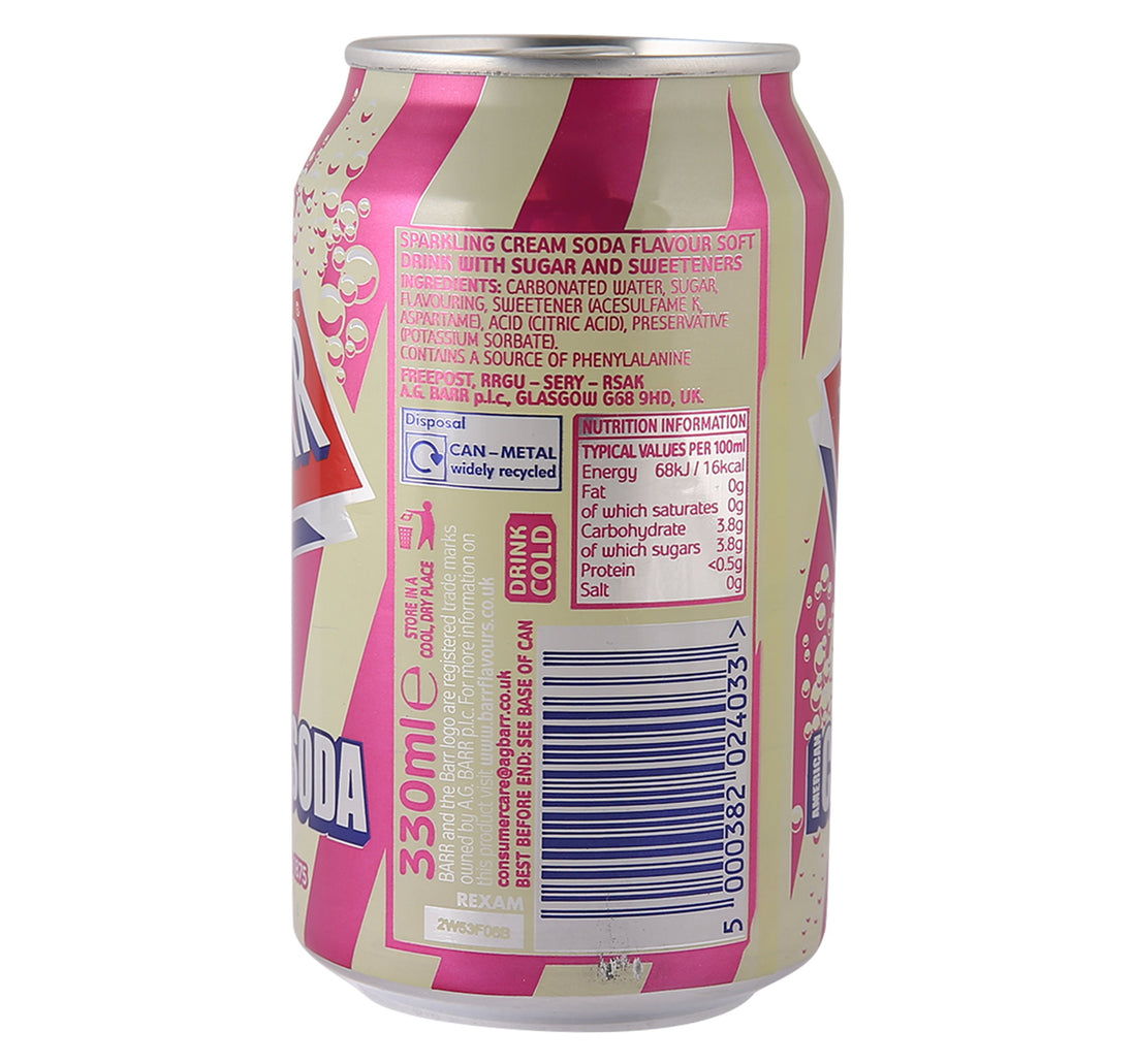 Barr American Cream Soda 330 ml