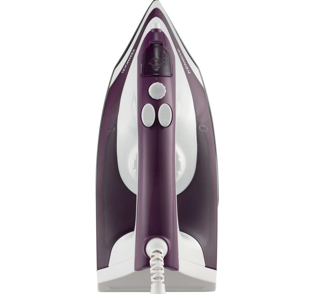Kenwood Steam Iron 2000watts, 250ml Capacity, Non Stick Sole Plate, Steam Power 18/120g, Purple STP40.000WP