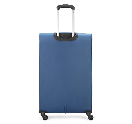 VIP Toronto Plus 4 Wheel Soft Trolley, 79 cm, Blue