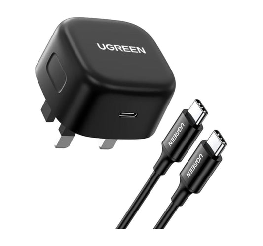 Ugreen PD Fast Charge With USB-C Cable Black.CD250