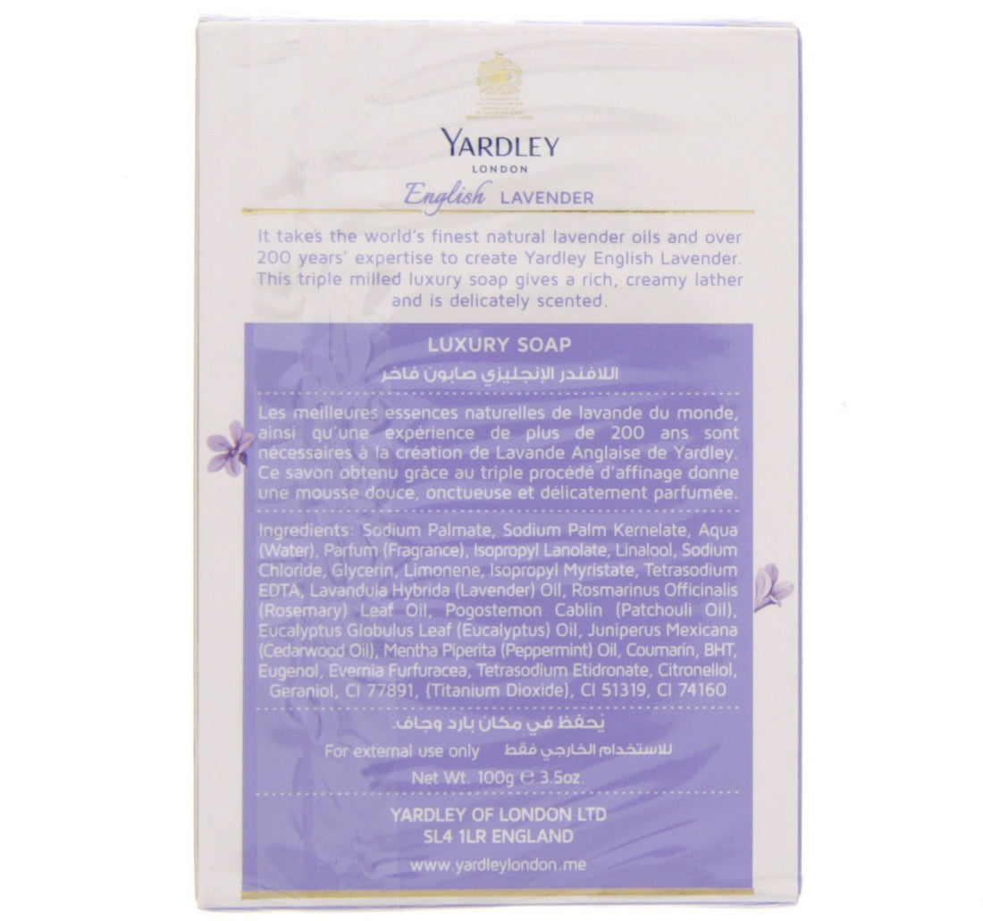 Yardley Soap English Lavender 100 g