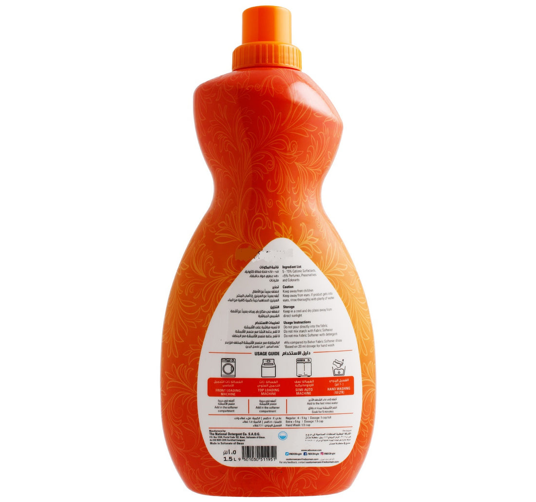 Bahar Concentrated Fabric Conditioner Rich Aroma Value Pack 1.5 Litres