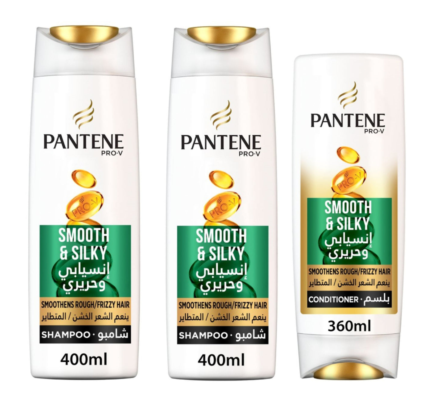 شامبو بانتين ناعم وحريري 2 × 400 مل + بلسم 360 مل